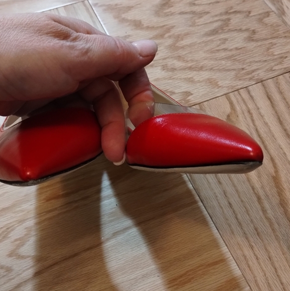 Tamara Mellon Capretto Flats Red Size EU42/US:10-10.5 - Picture 4 of 15